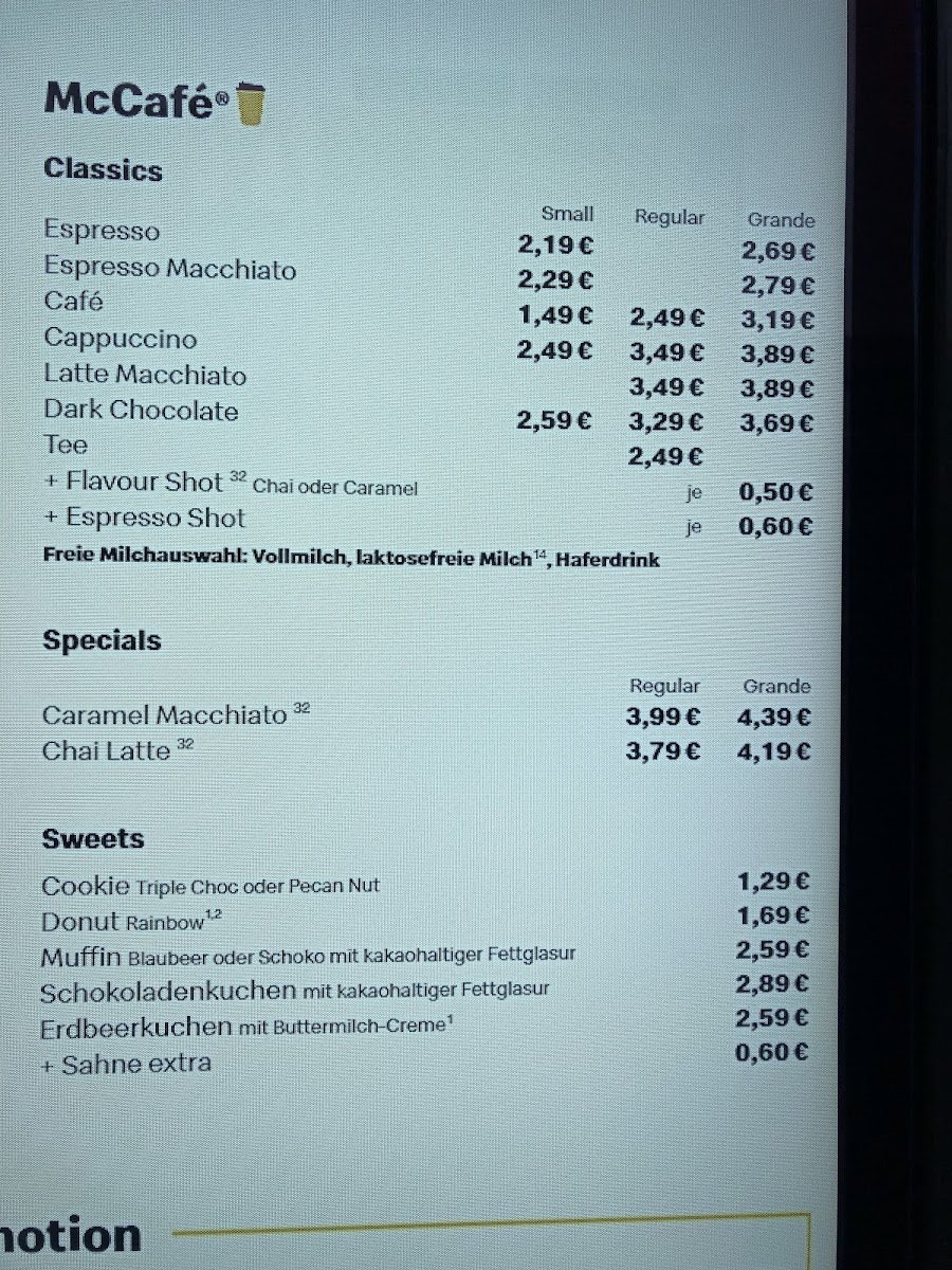 McDonald's Photo Menu 3
