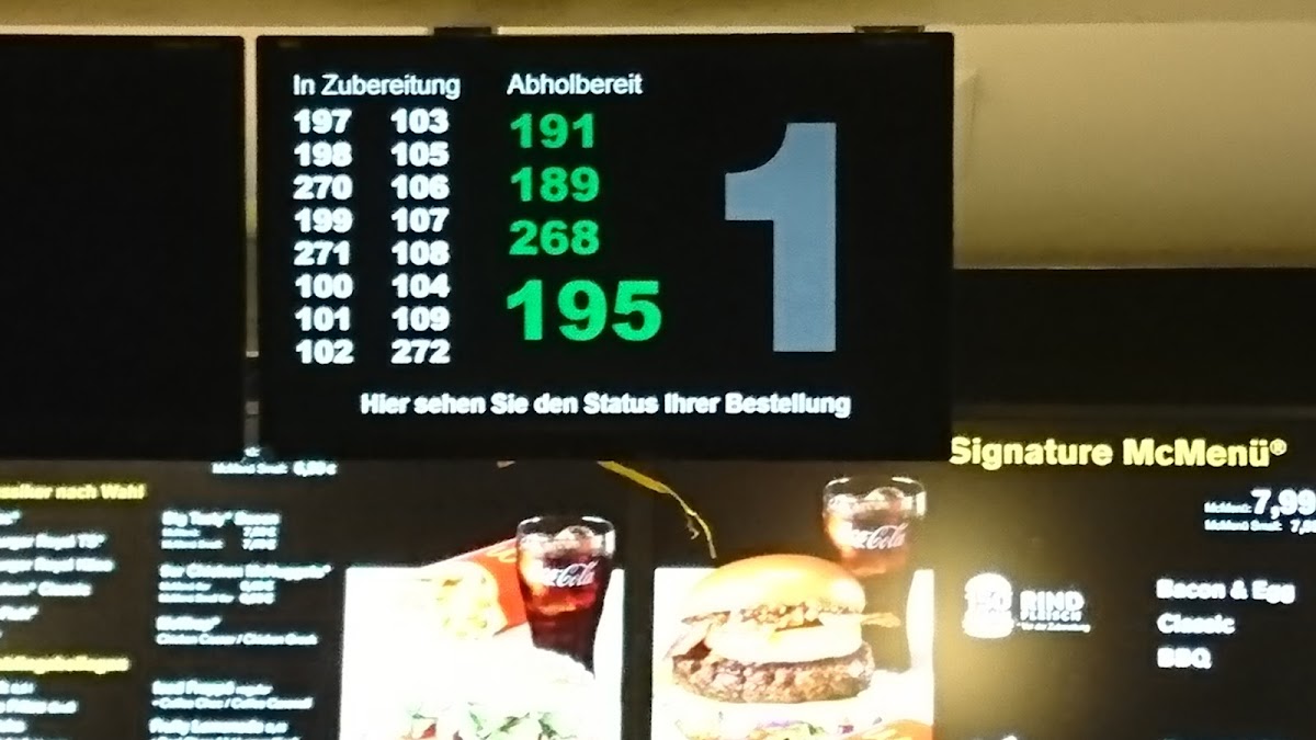 McDonald's Photo Menu 7