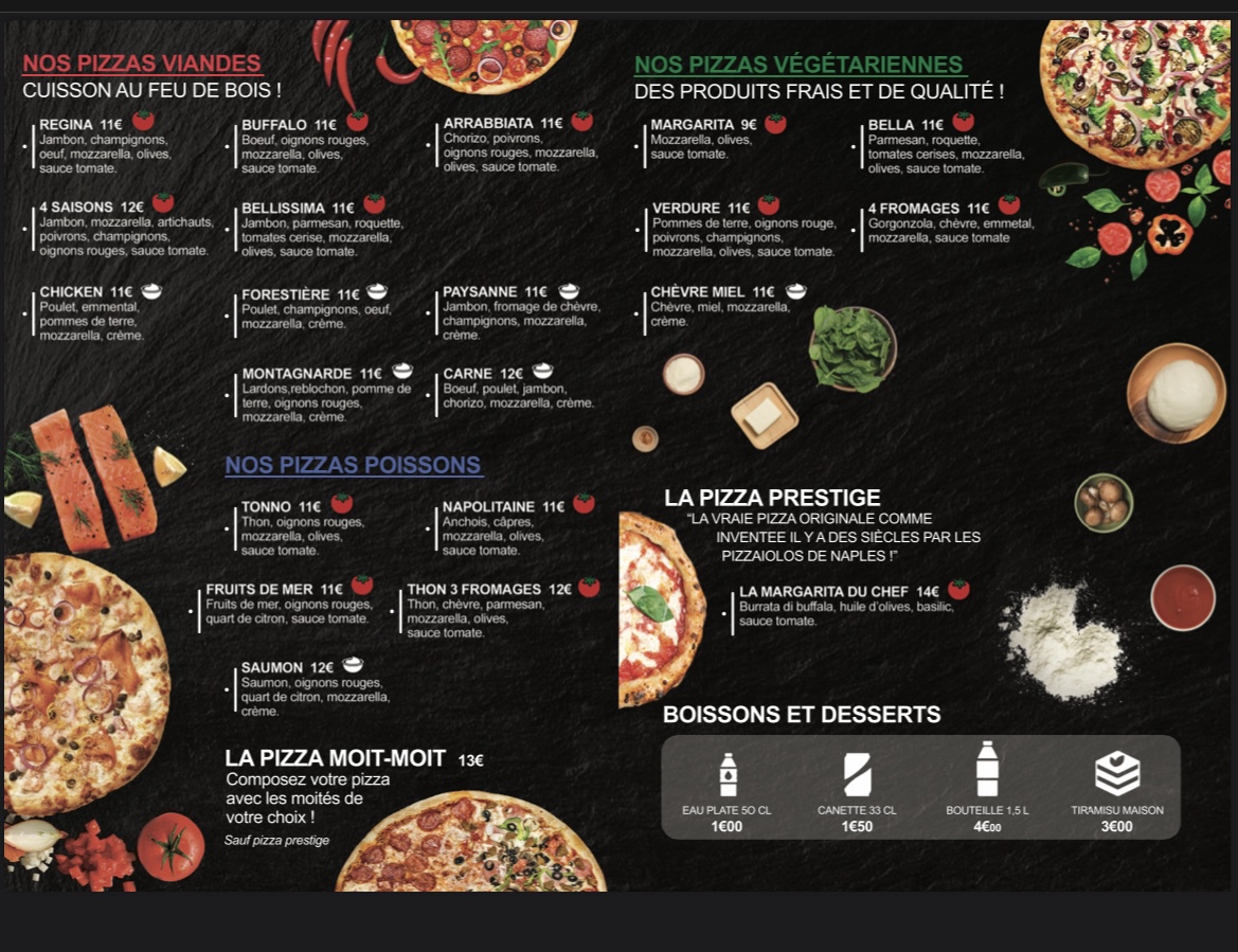 Presto Pizza Photo Menu 3
