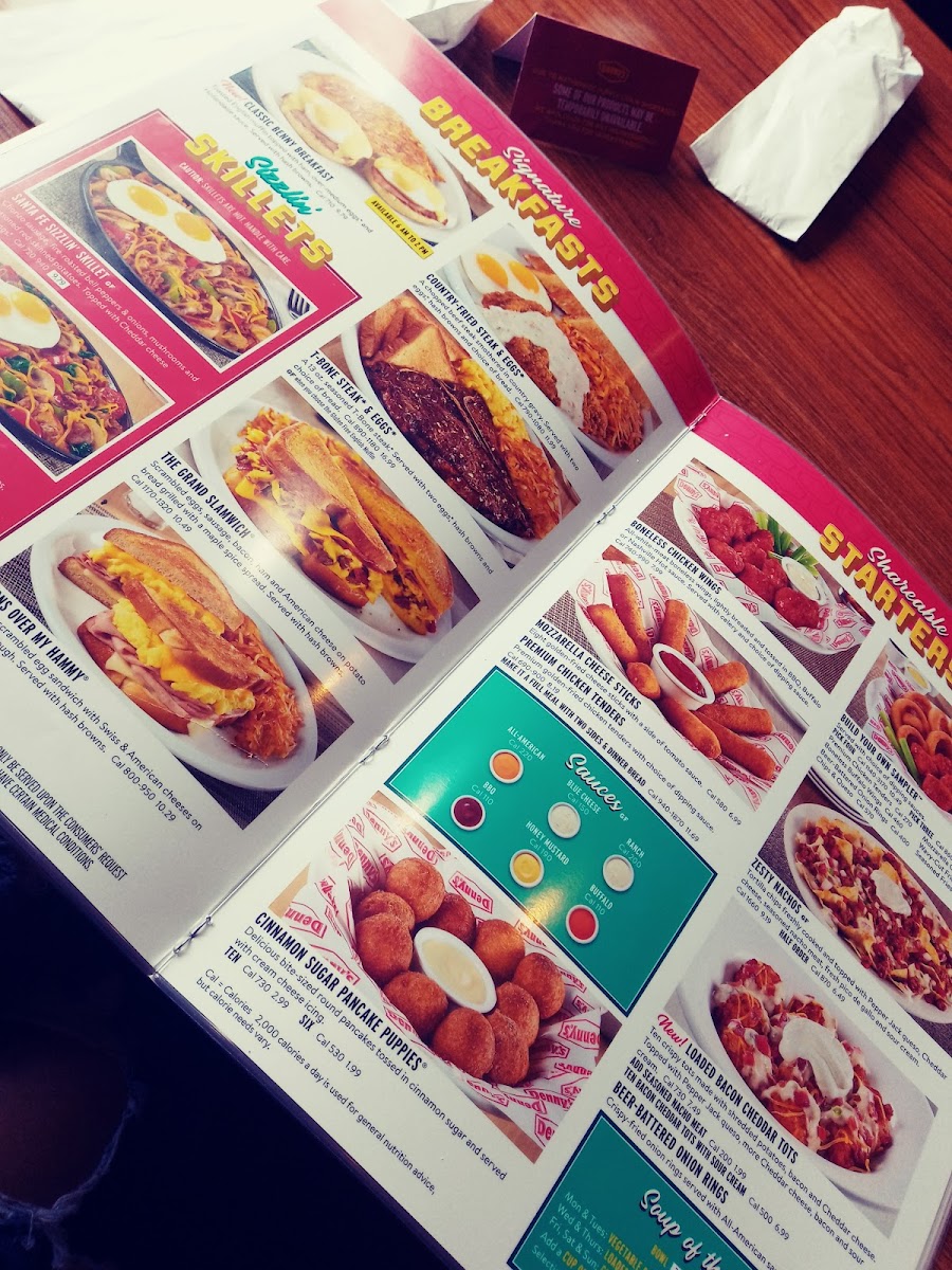 Denny's Photo Menu 1