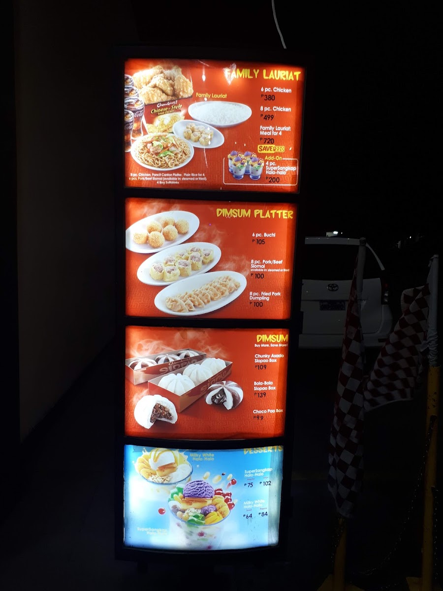 Chowking Photo Menu 3