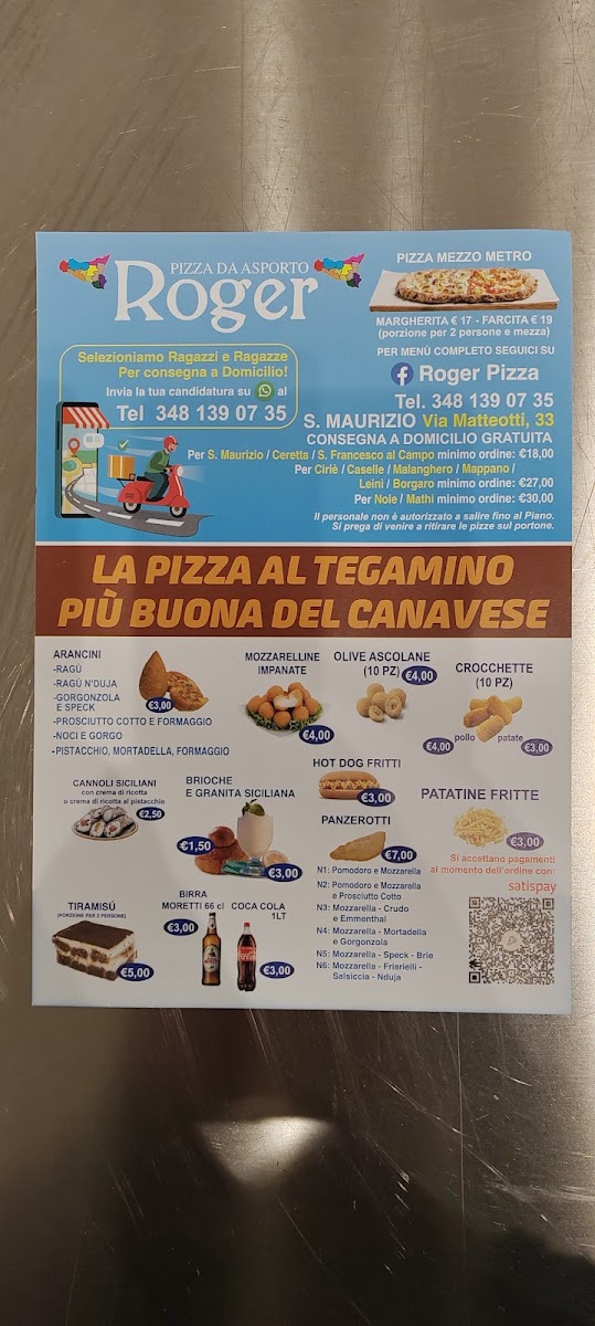 Roger Pizza Photo Menu 3