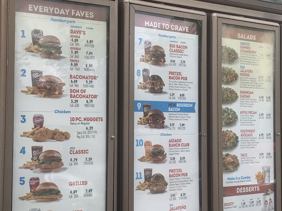 Wendy's Photo Menu 1