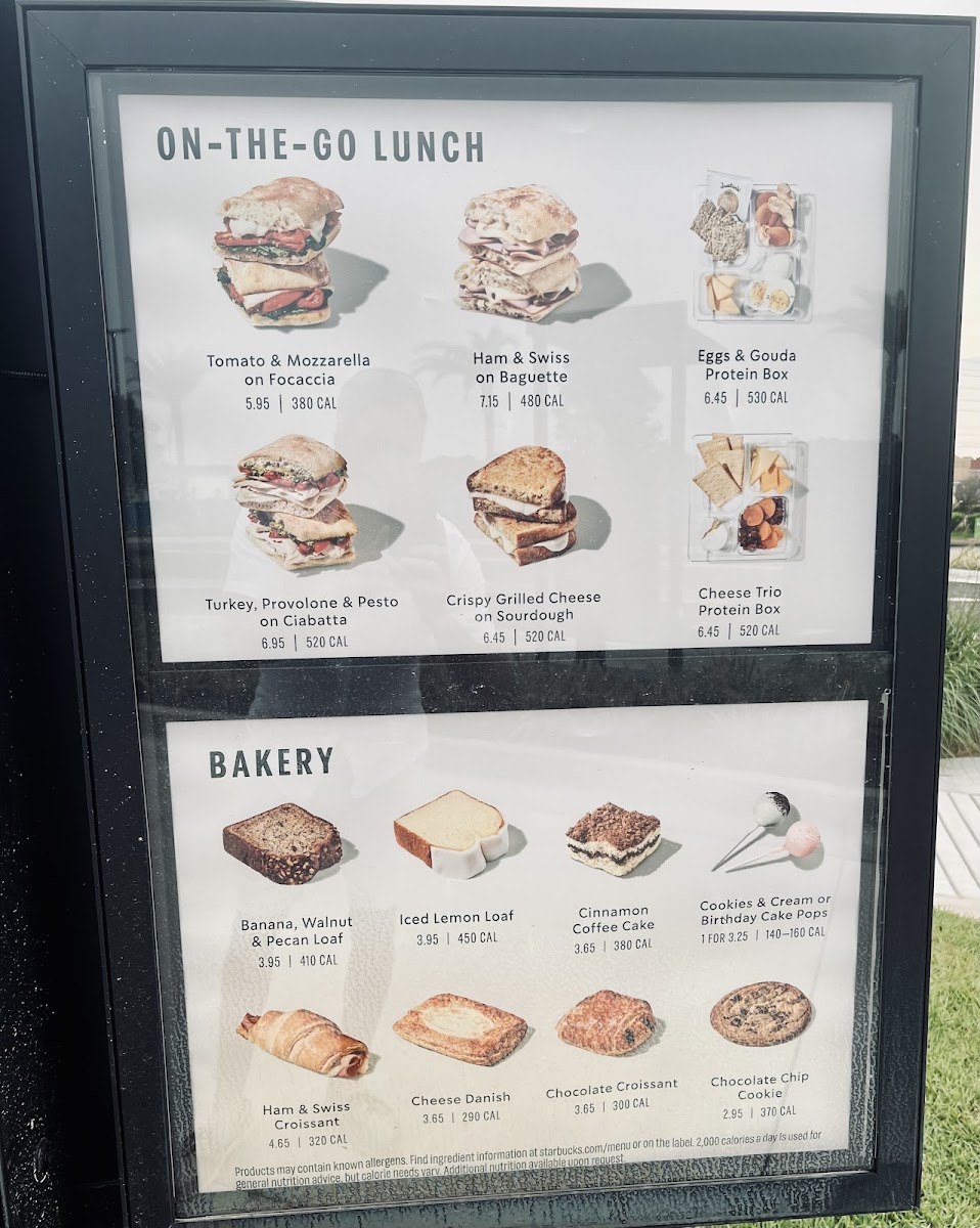 Starbucks Photo Menu 6