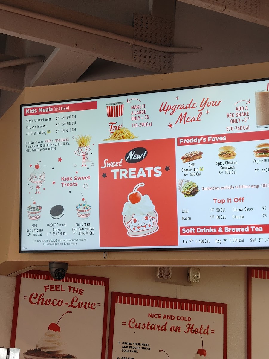 Freddy's Frozen Custard & Steakburgers Photo Menu 2