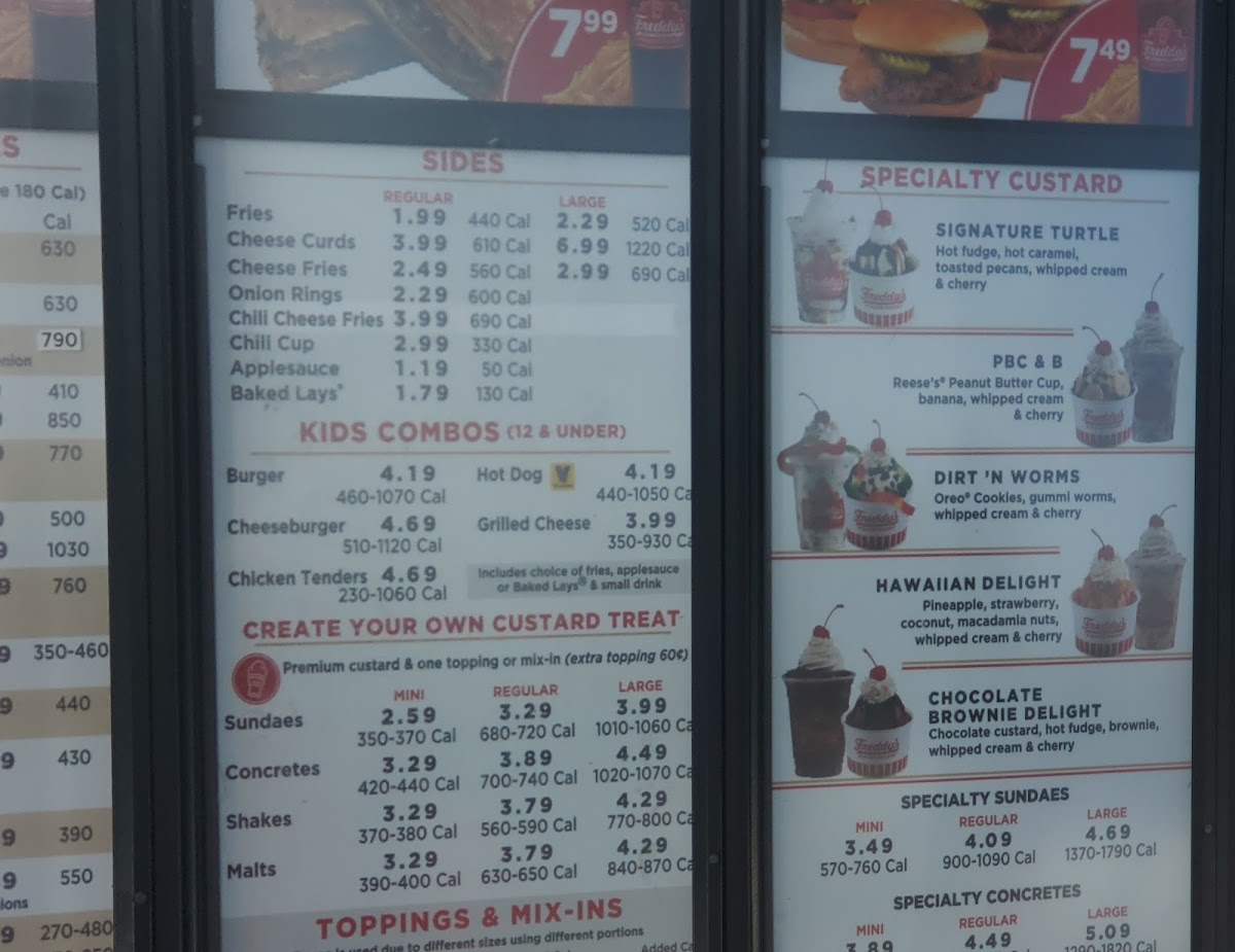 Freddy's Frozen Custard & Steakburgers Photo Menu 5