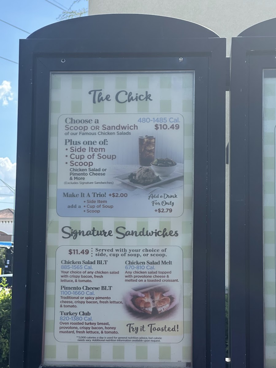 Chicken Salad Chick Photo Menu 3