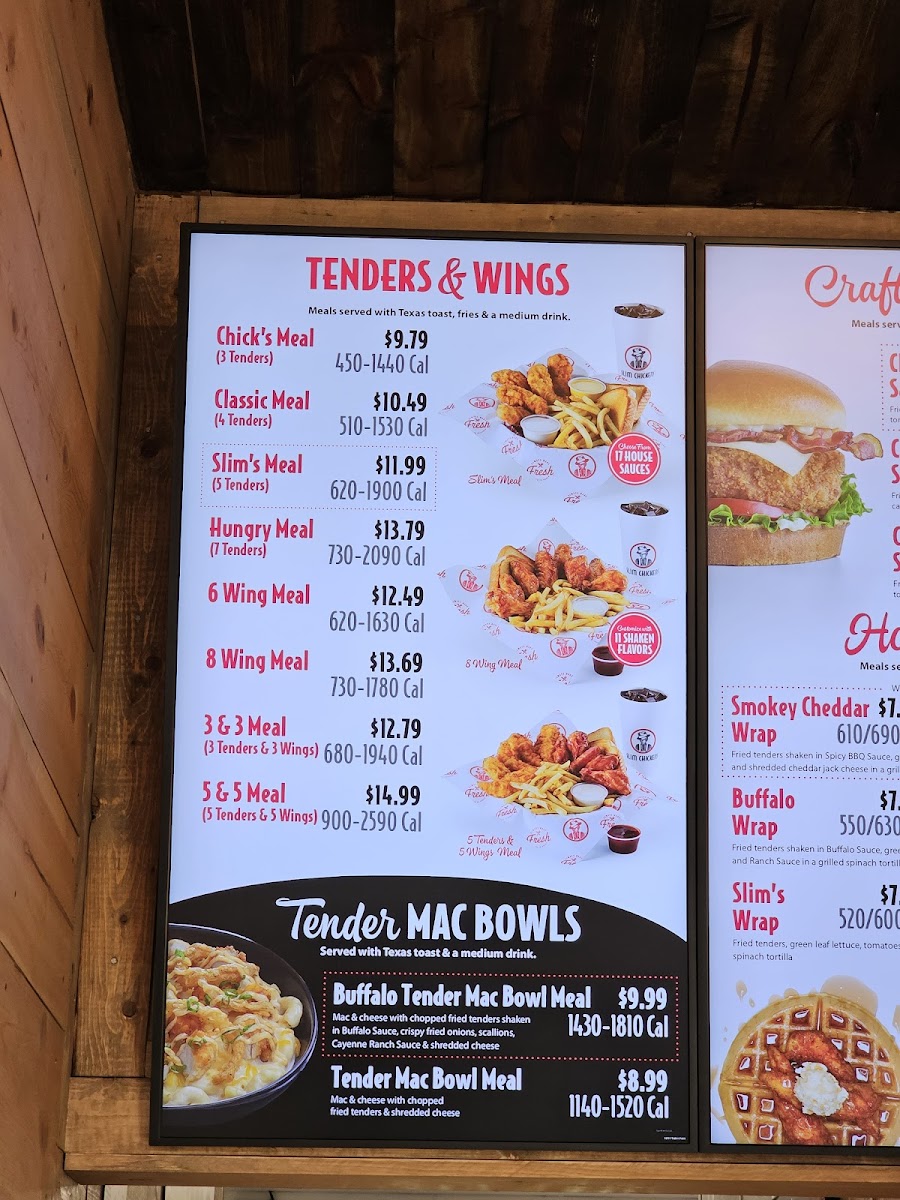 Slim Chickens Photo Menu 8