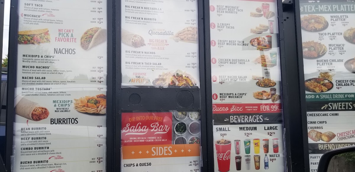 Taco Bueno Photo Menu 1