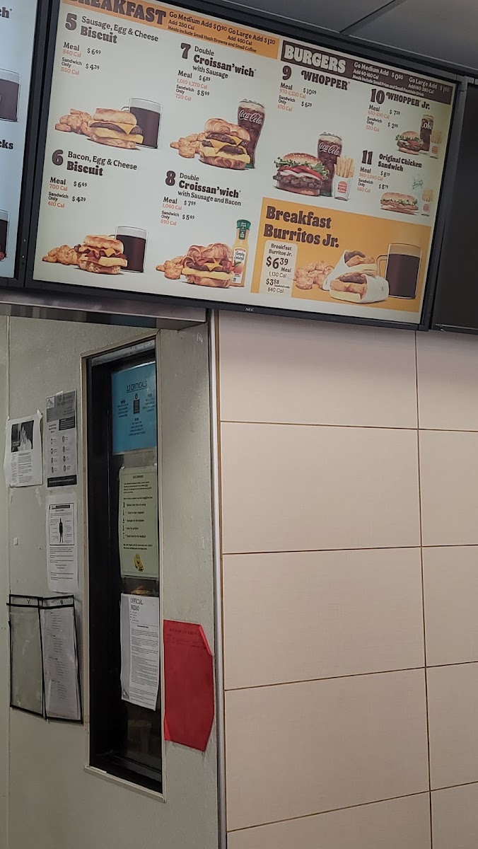 Burger King Photo Menu 2