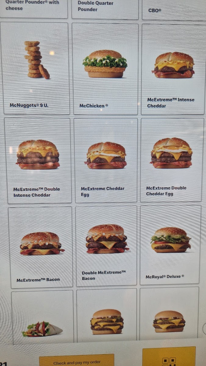 McDonald's Photo Menu 2