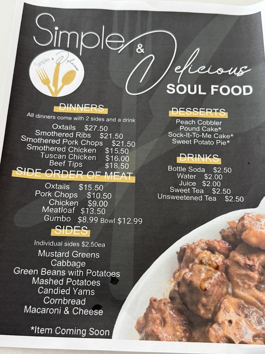 Simple & Delicious Photo Menu 2