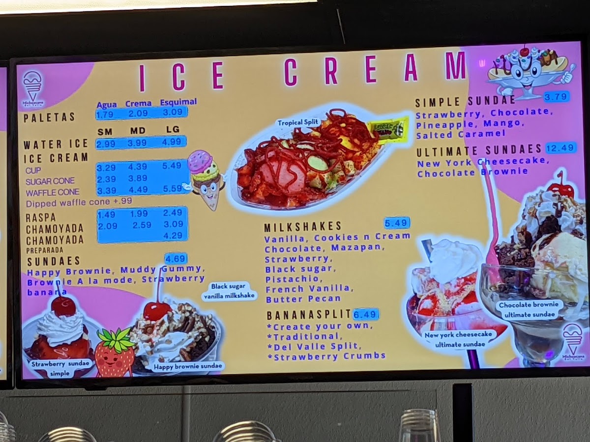 Cravings Creamery Photo Menu 1
