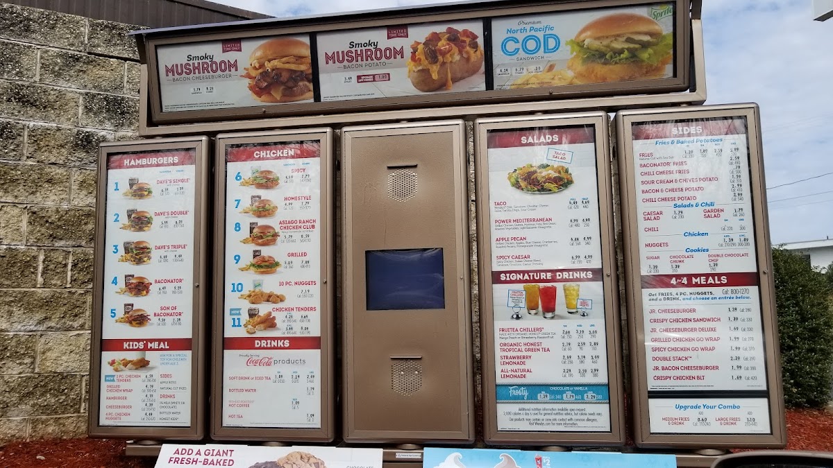 Wendy's Photo Menu 1