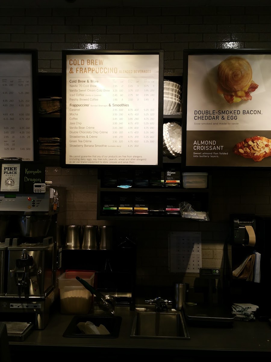 Starbucks Photo Menu 4