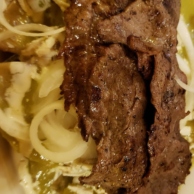 Cesina Con Chilaquiles