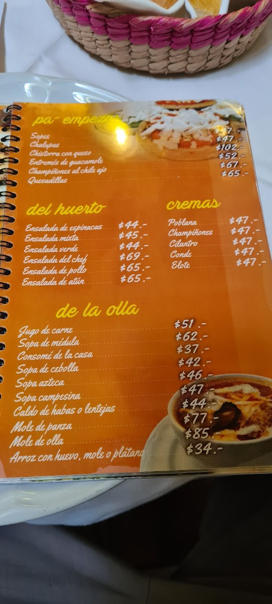 Restaurant Mariquita Mía Photo Menu 10
