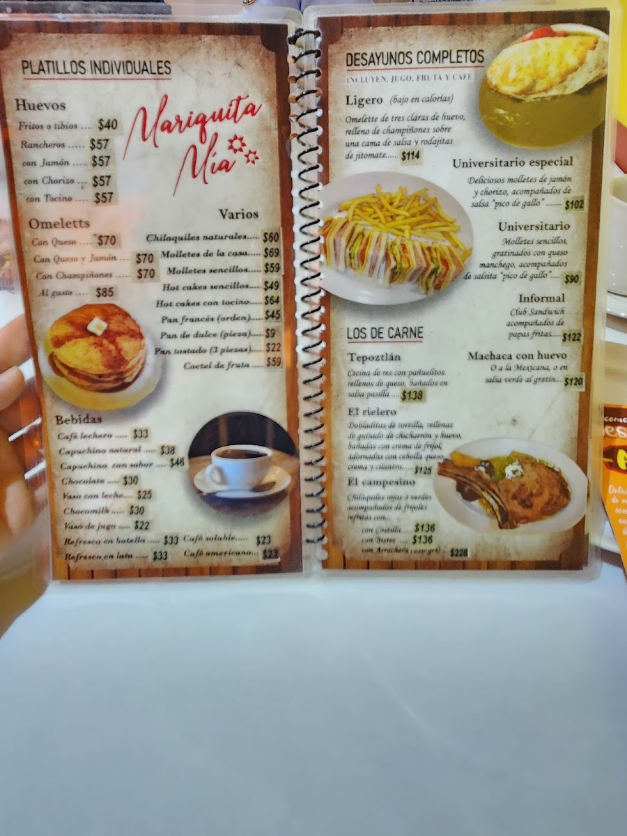 Restaurant Mariquita Mía Photo Menu 5