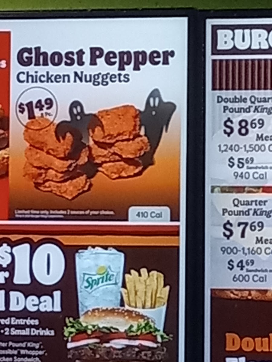 Burger King Photo Menu 5