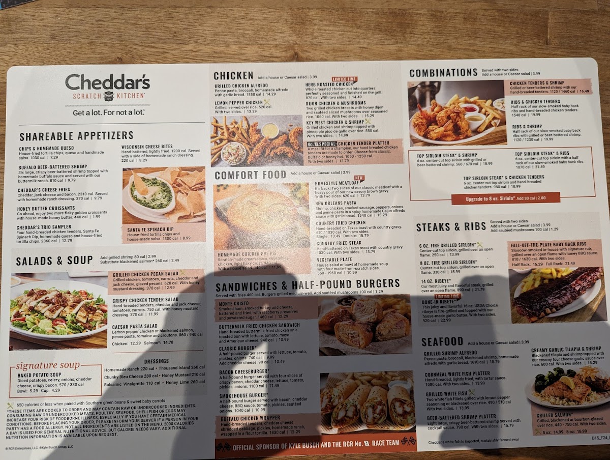 Cheddar's Scratch Kitchen Photo Menu 5