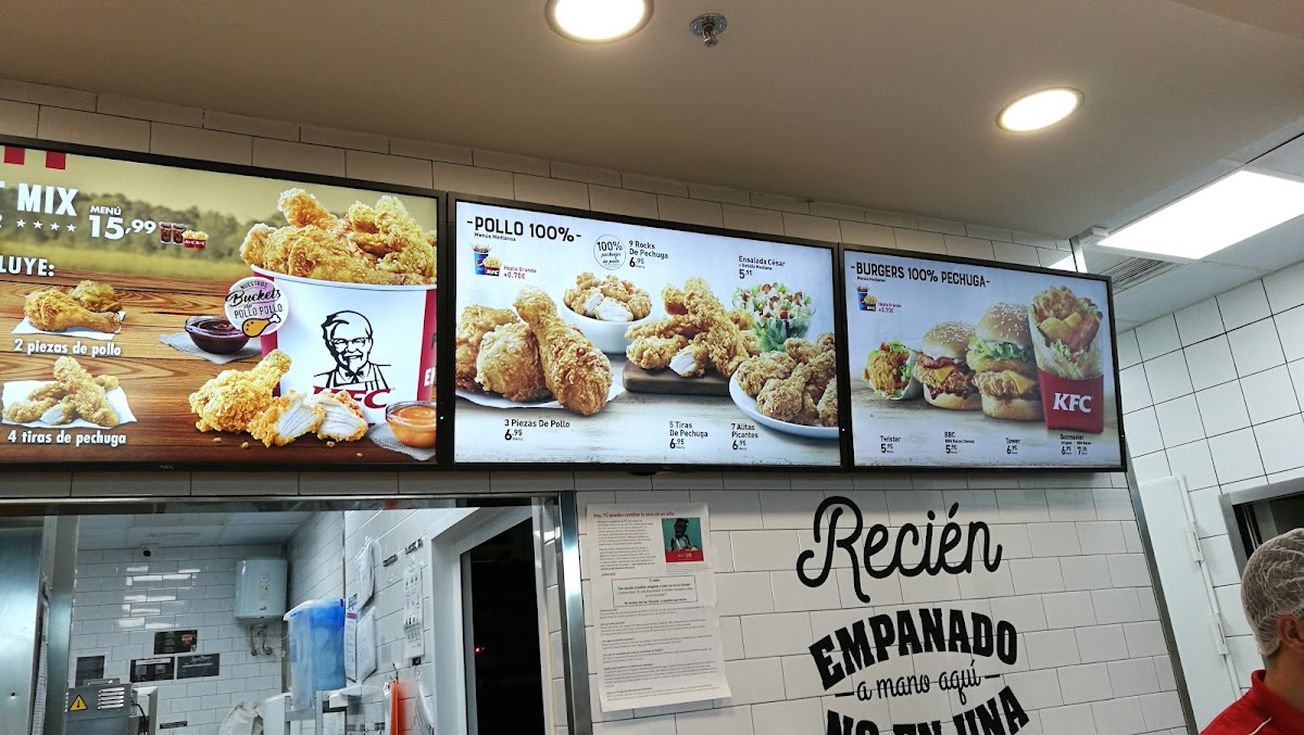 KFC Photo Menu 1