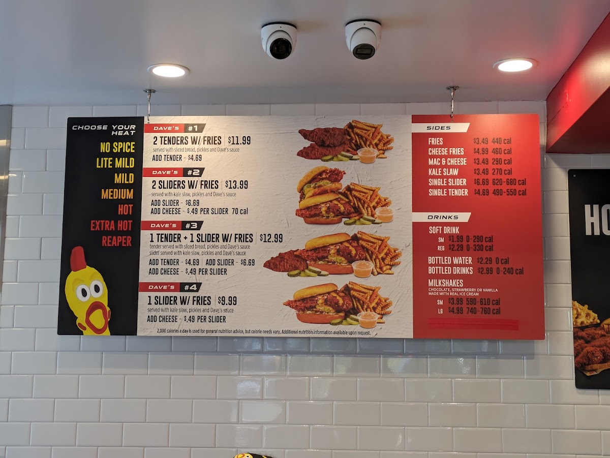 Dave's Hot Chicken Photo Menu 3