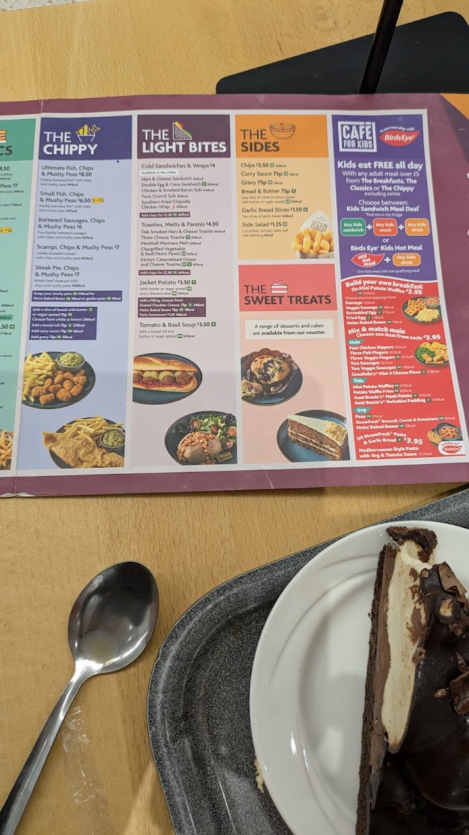 Morrisons Cafe Photo Menu 3