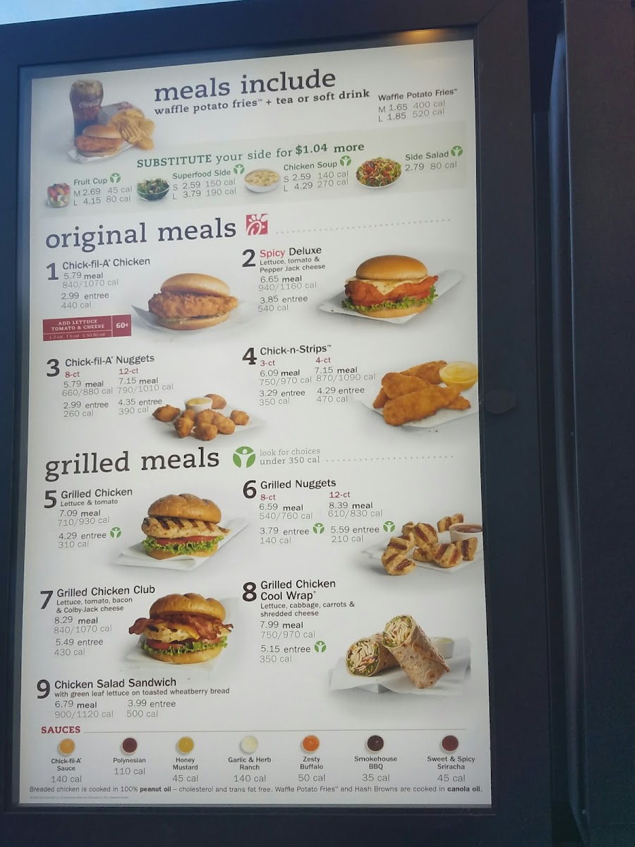 Chick-fil-A Photo Menu 1