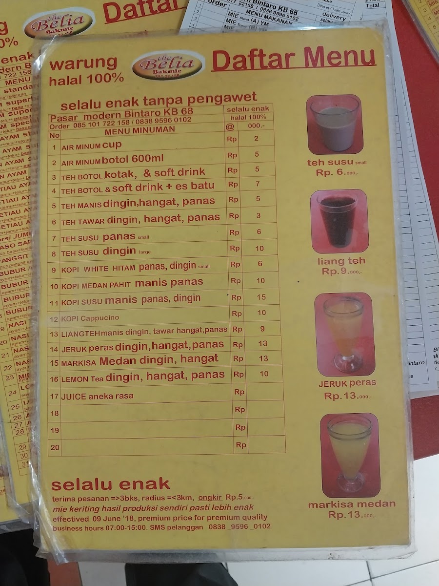 BAKMIE BELIA BINTARO Photo Menu 3