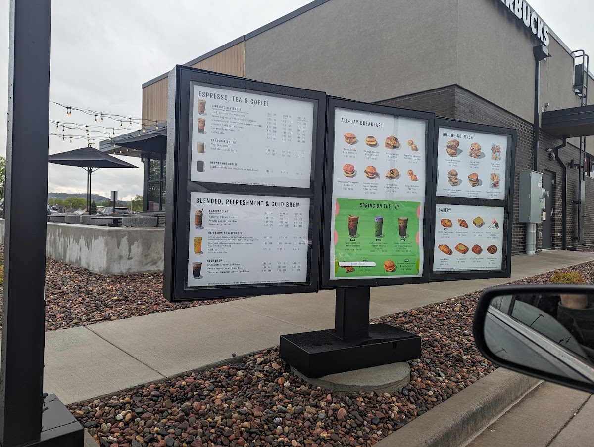 Starbucks Photo Menu 1