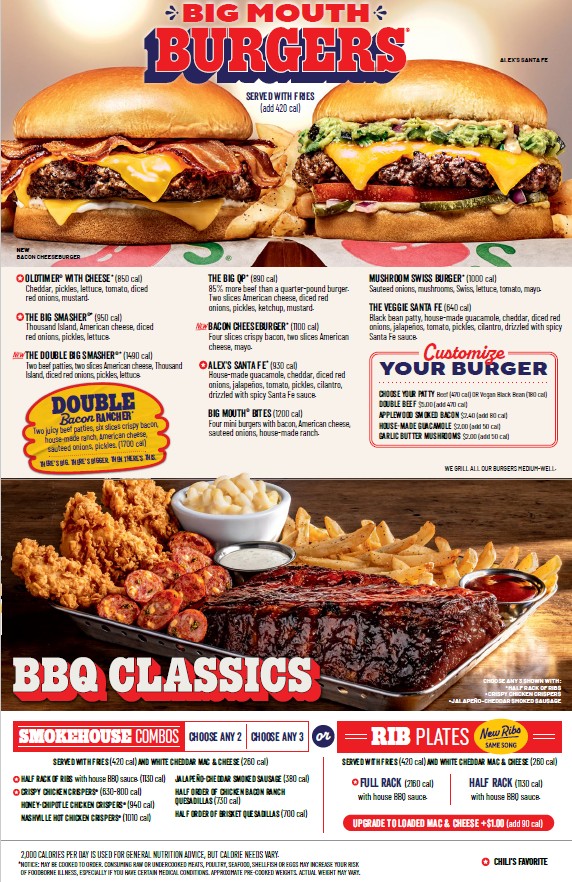 Chili's Grill & Bar Photo Menu 9