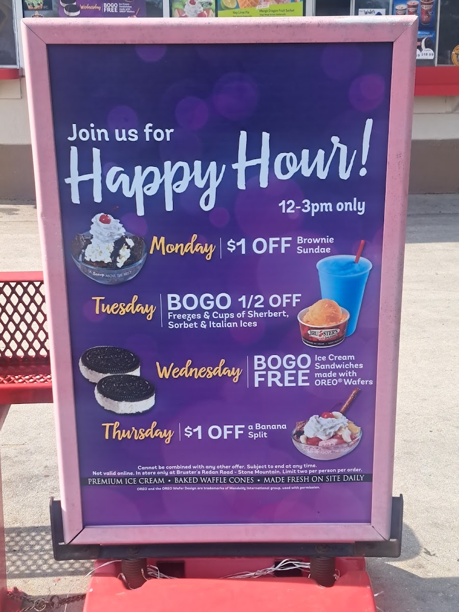 Bruster's Real Ice Cream Photo Menu 4