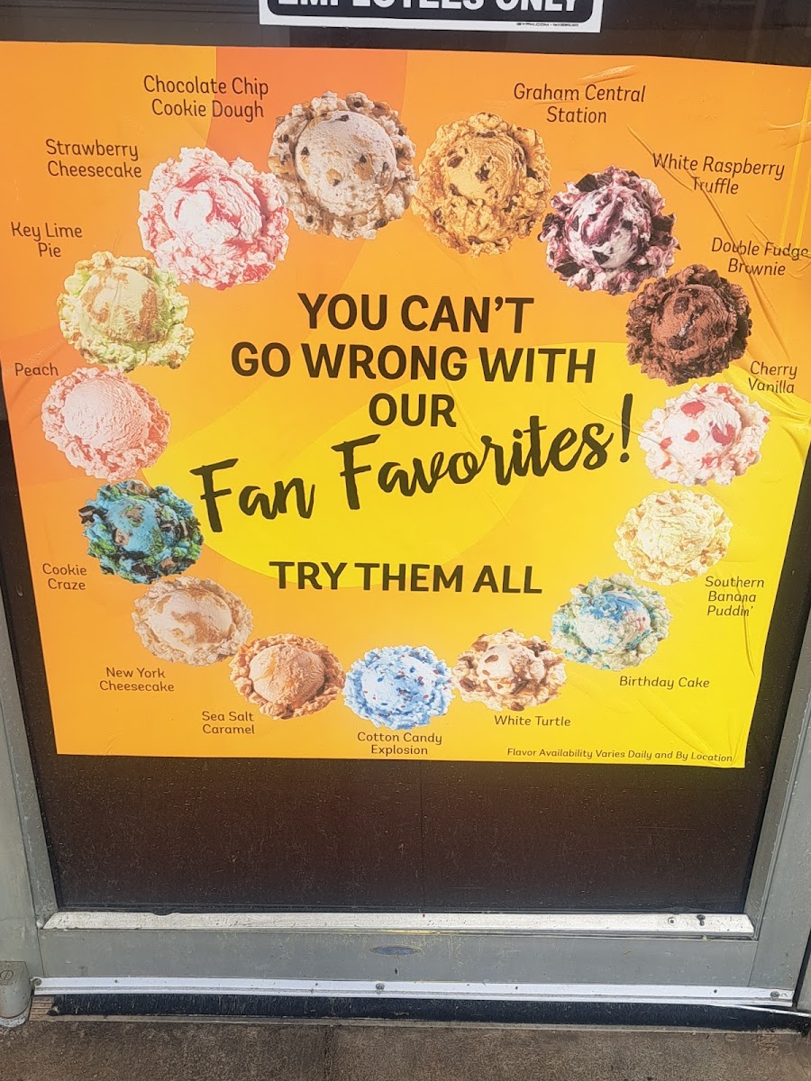 Bruster's Real Ice Cream Photo Menu 5
