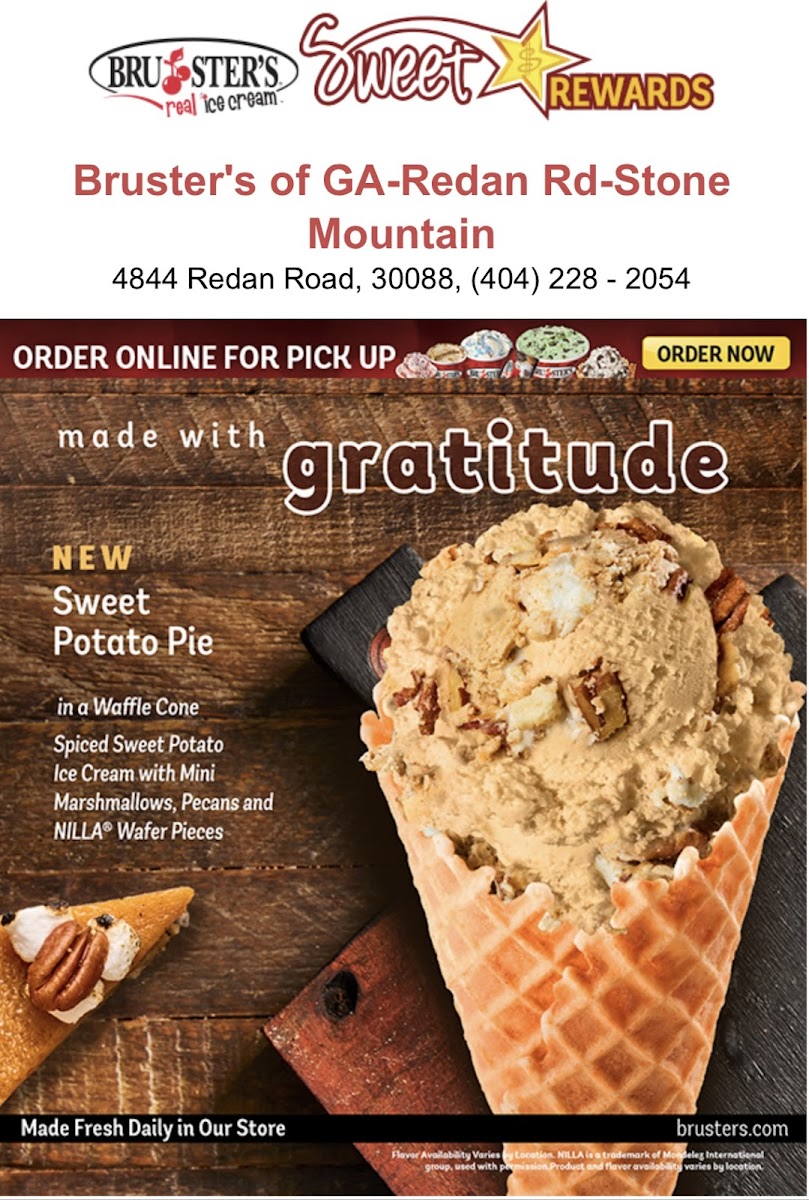 Bruster's Real Ice Cream Photo Menu 7