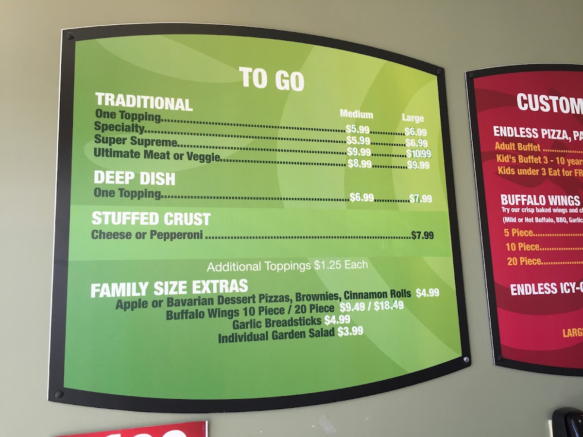 Cicis Pizza Photo Menu 3