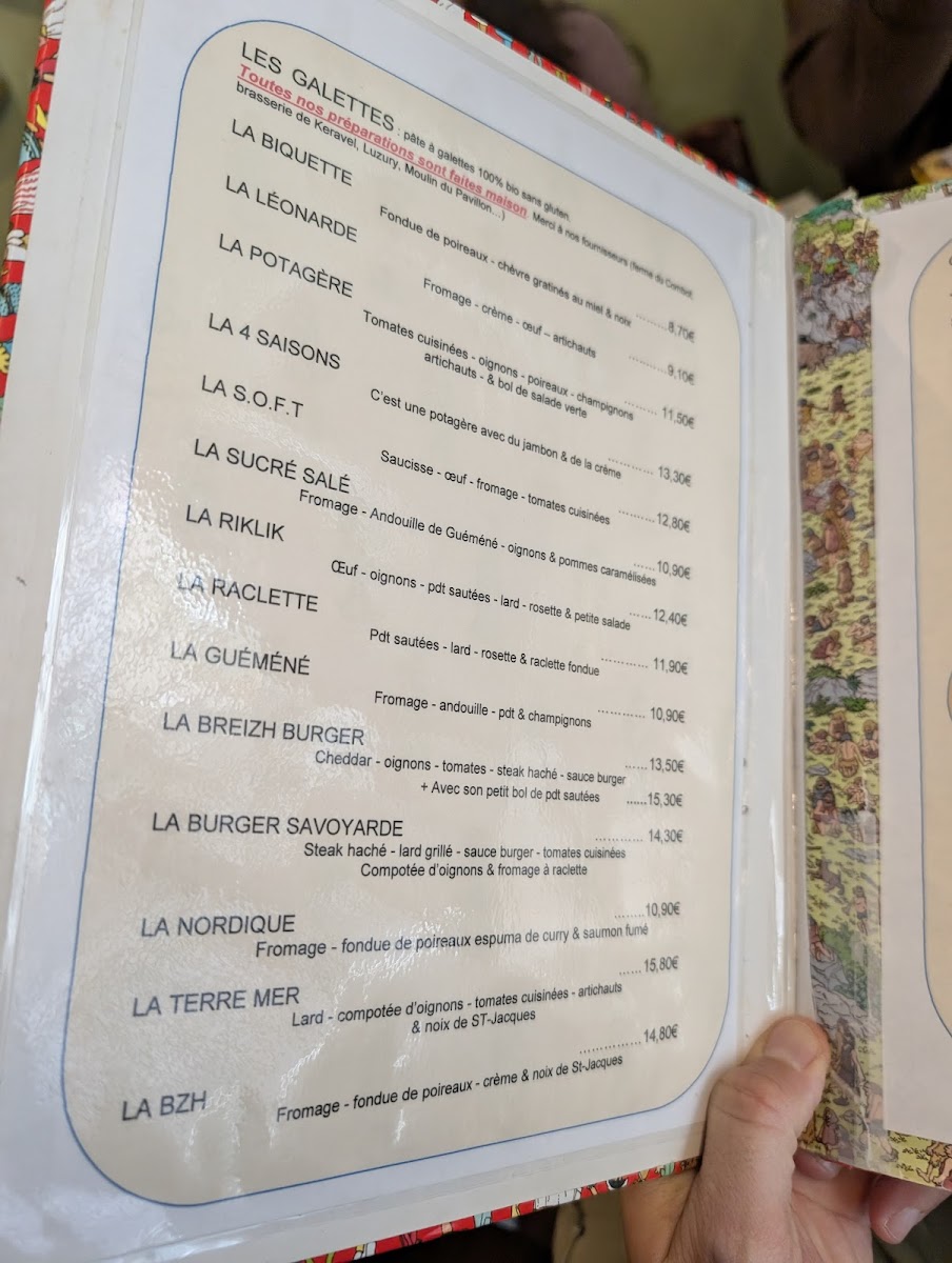 La Creperie Photo Menu 2