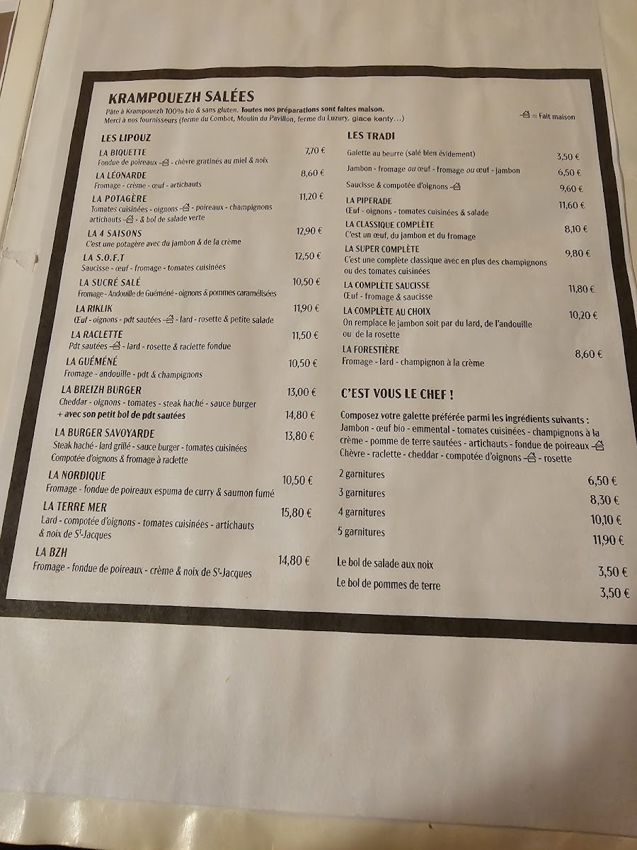 La Creperie Photo Menu 6