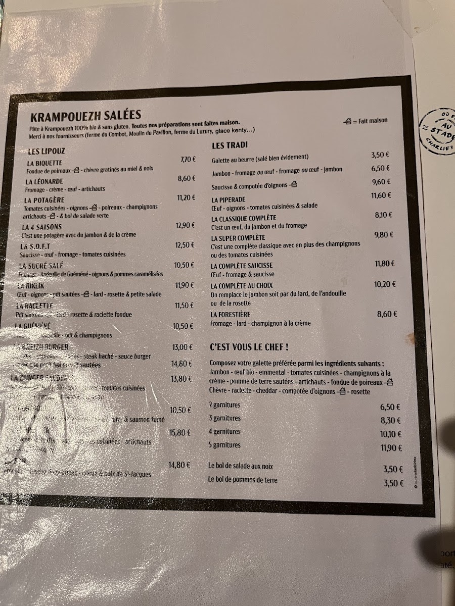 La Creperie Photo Menu 8