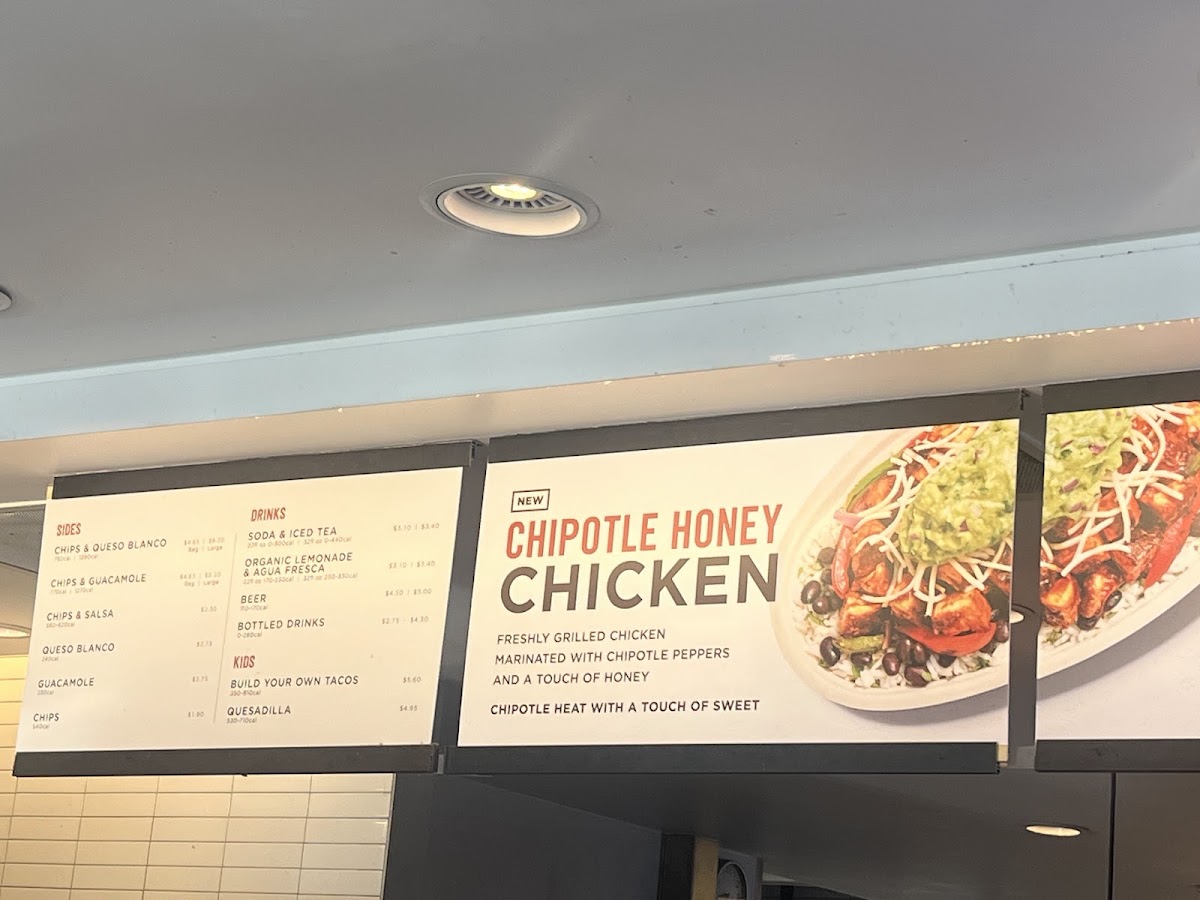 Chipotle Mexican Grill Photo Menu 1