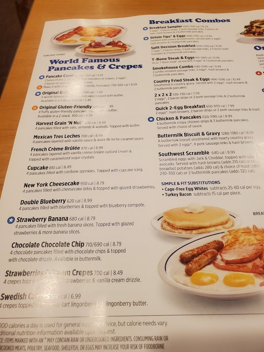 IHOP Photo Menu 4