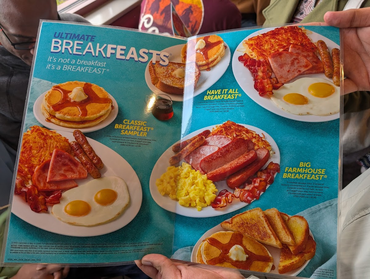 IHOP Photo Menu 1