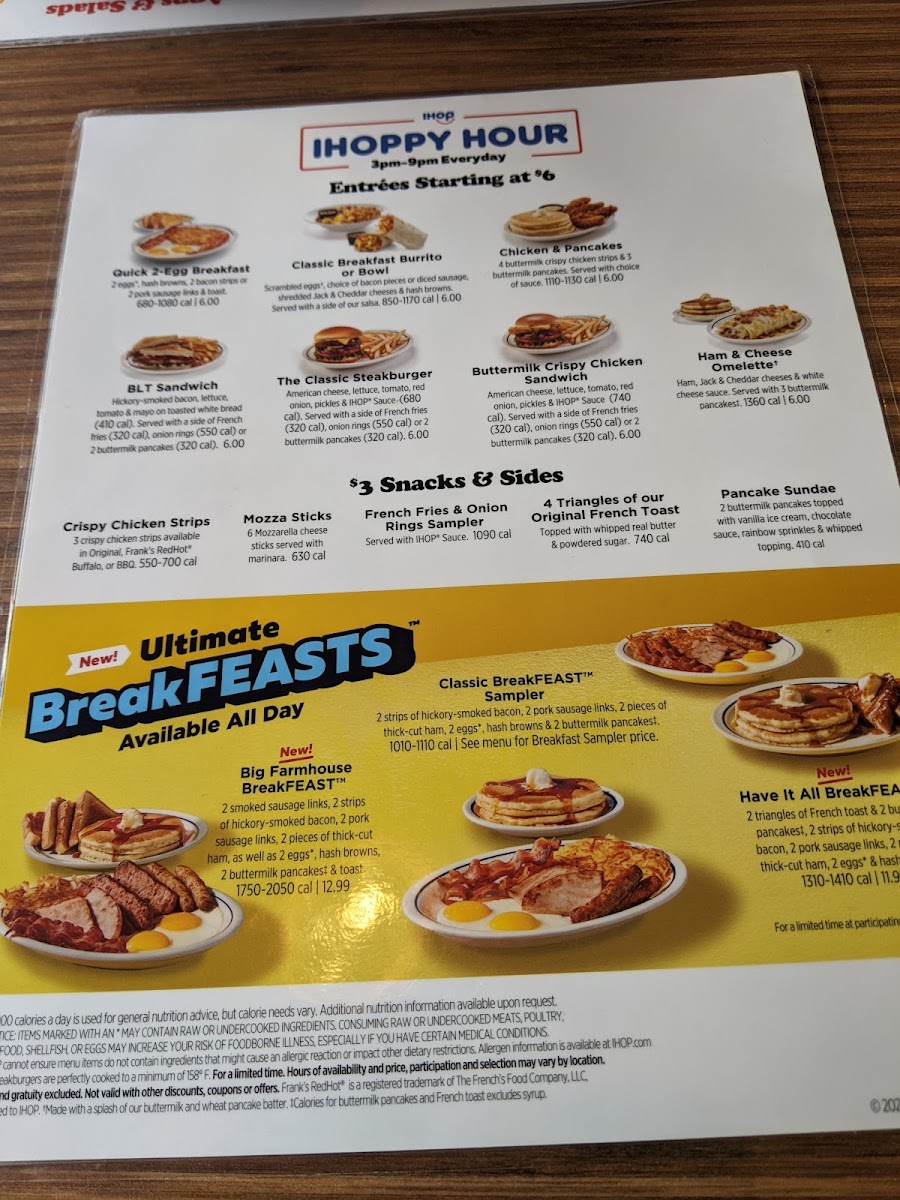 IHOP Photo Menu 10