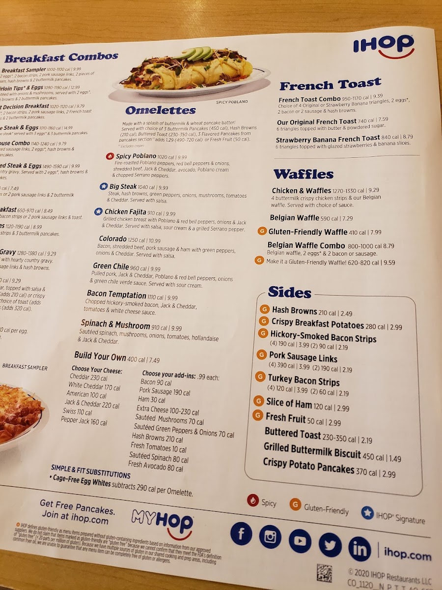 IHOP Photo Menu 2