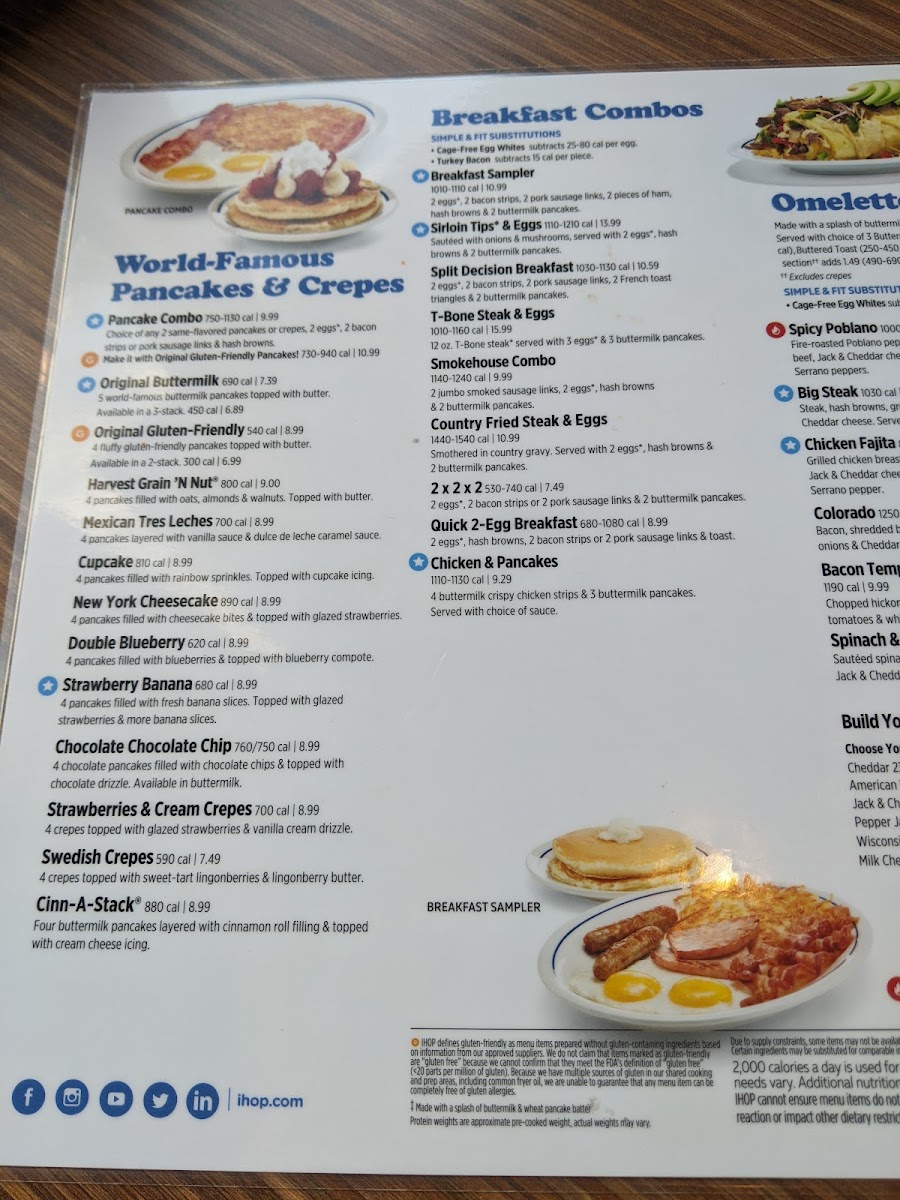 IHOP Photo Menu 3