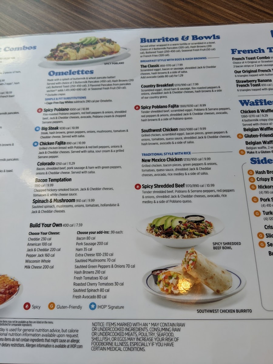 IHOP Photo Menu 5