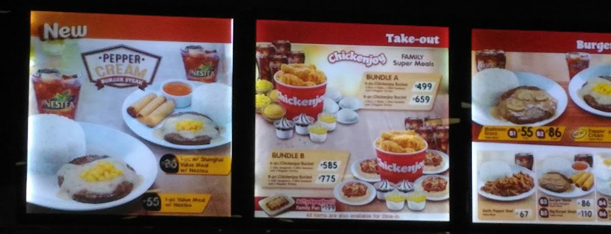 Jollibee Photo Menu 1