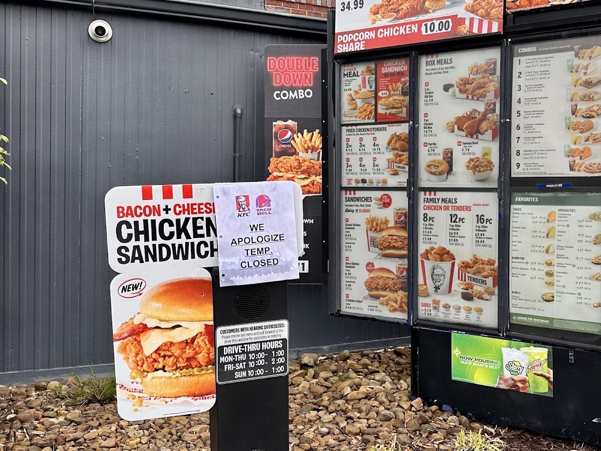 Taco Bell Photo Menu 1
