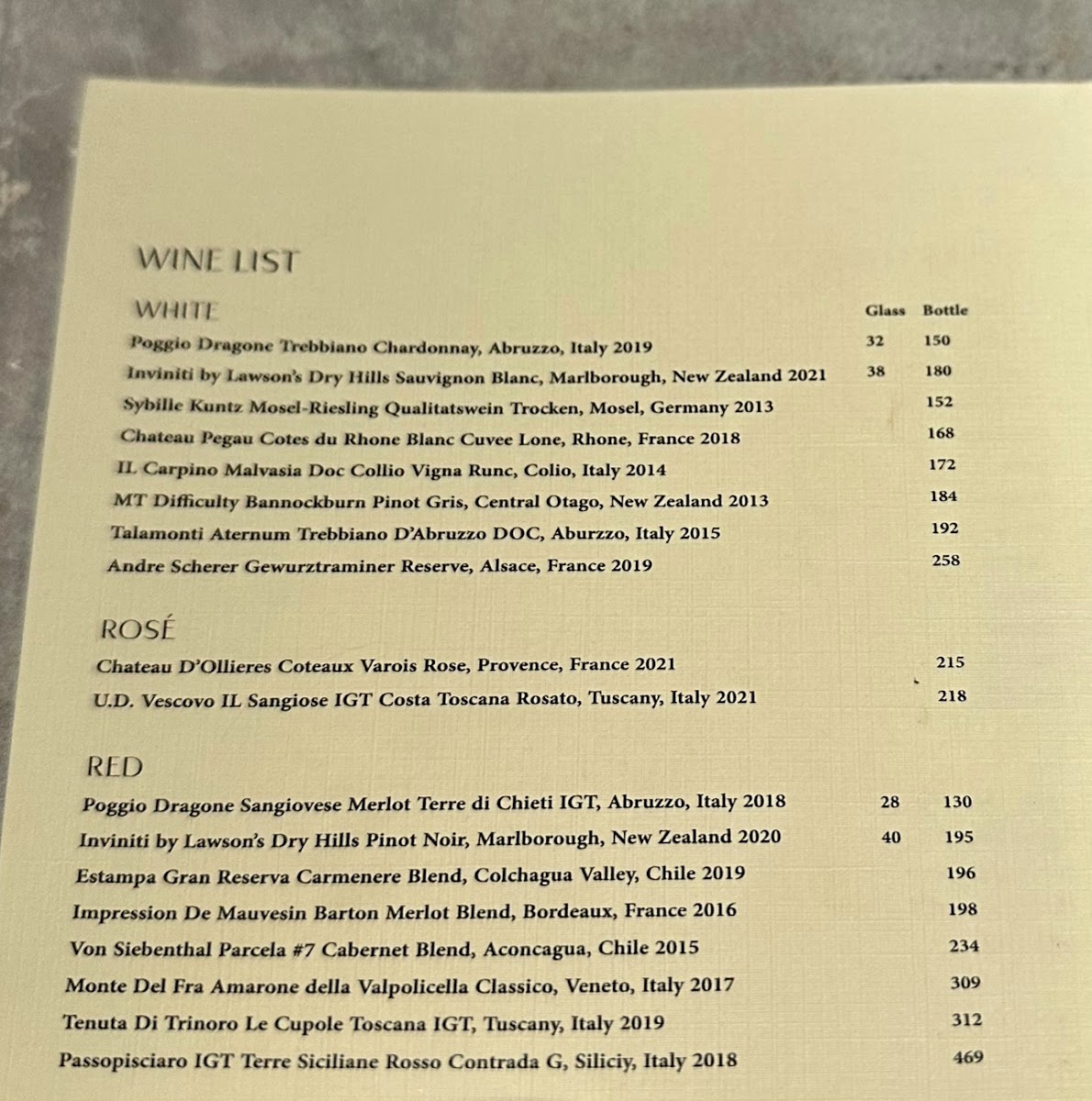 Olea Photo Menu 4