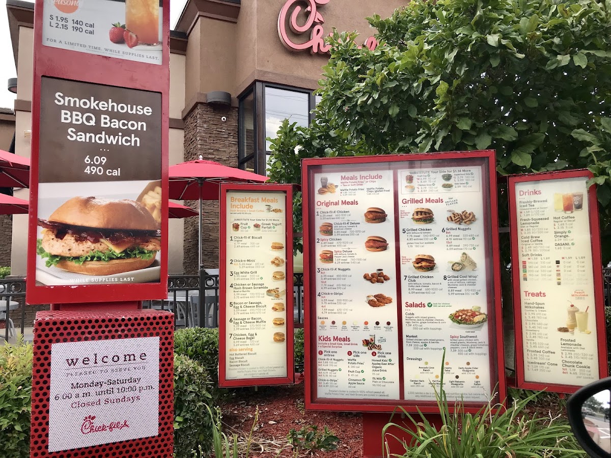 Chick-fil-A Photo Menu 1