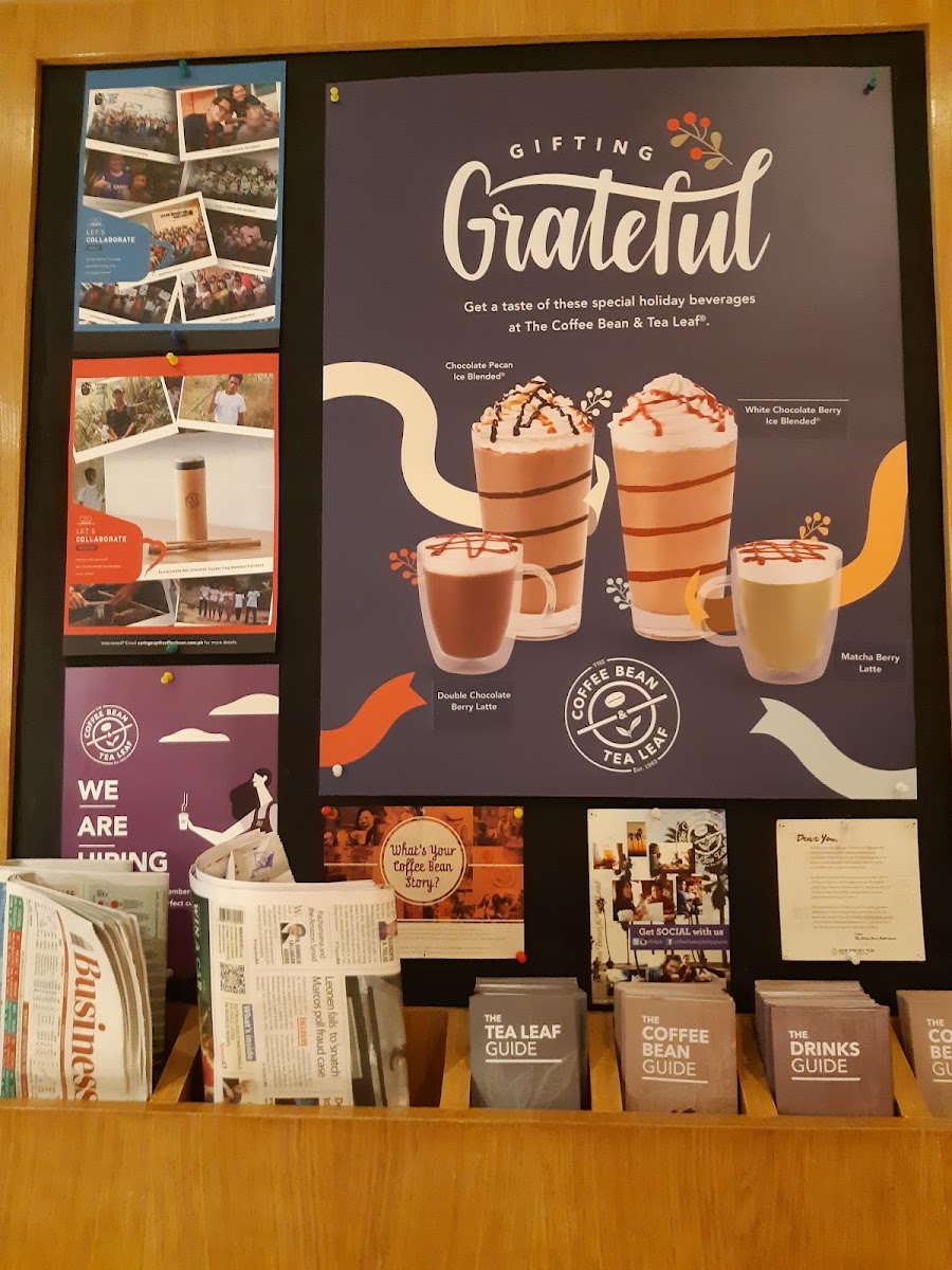 The Coffee Bean & Tea Leaf Photo Menu 2